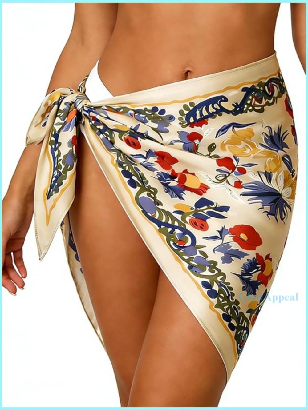 Large Triangle Shawl Scarf 56x28 Inches Lightweight Polyester Satin Belt